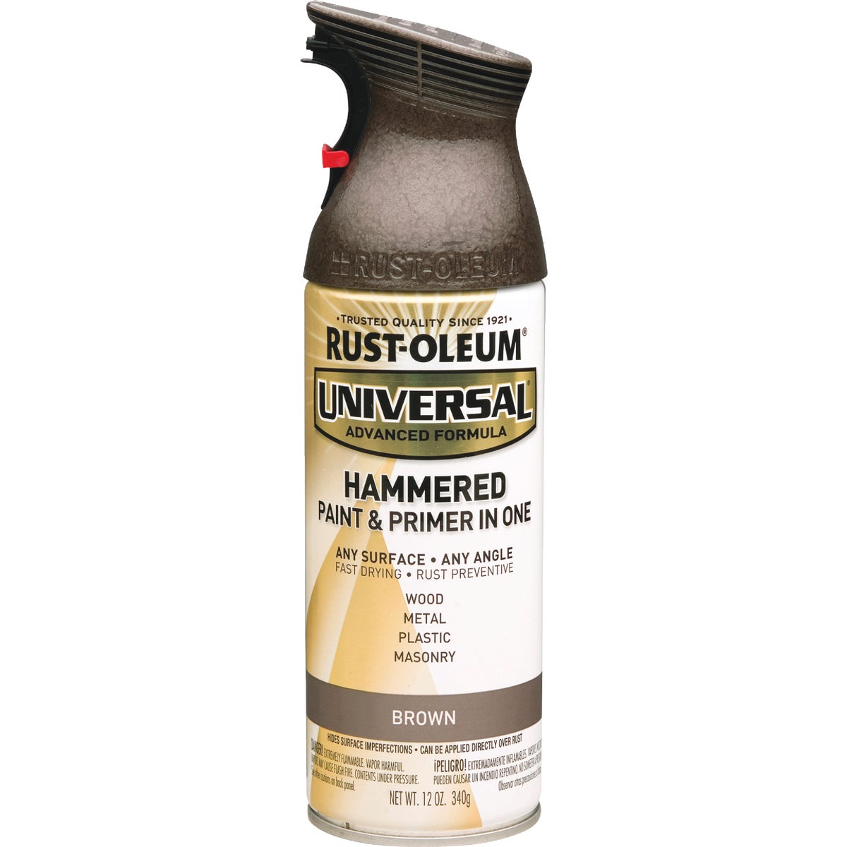Rust-Oleum Universal 12 Oz. Hammered Brown Paint
