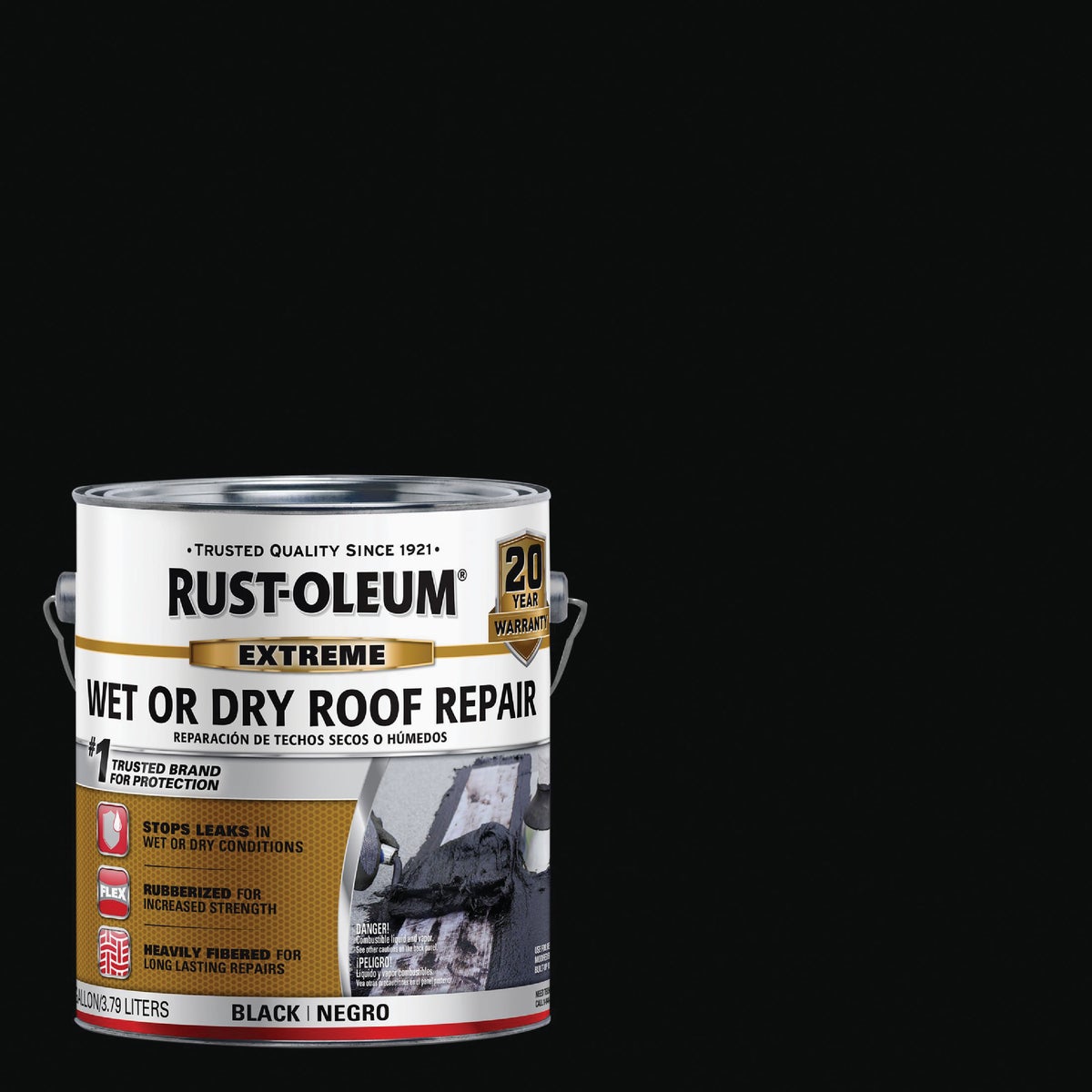 Rust-Oleum 1 Gal. Black Extreme Wet or Dry Roof Repair