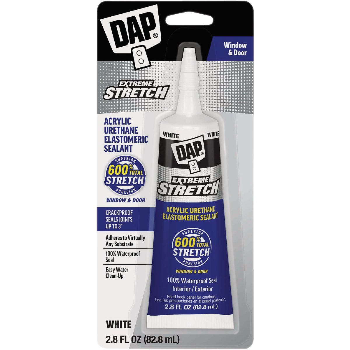 DAP Extreme Stretch 2.8 Oz. Acrylic Urethane Premium Elastomeric Sealant
