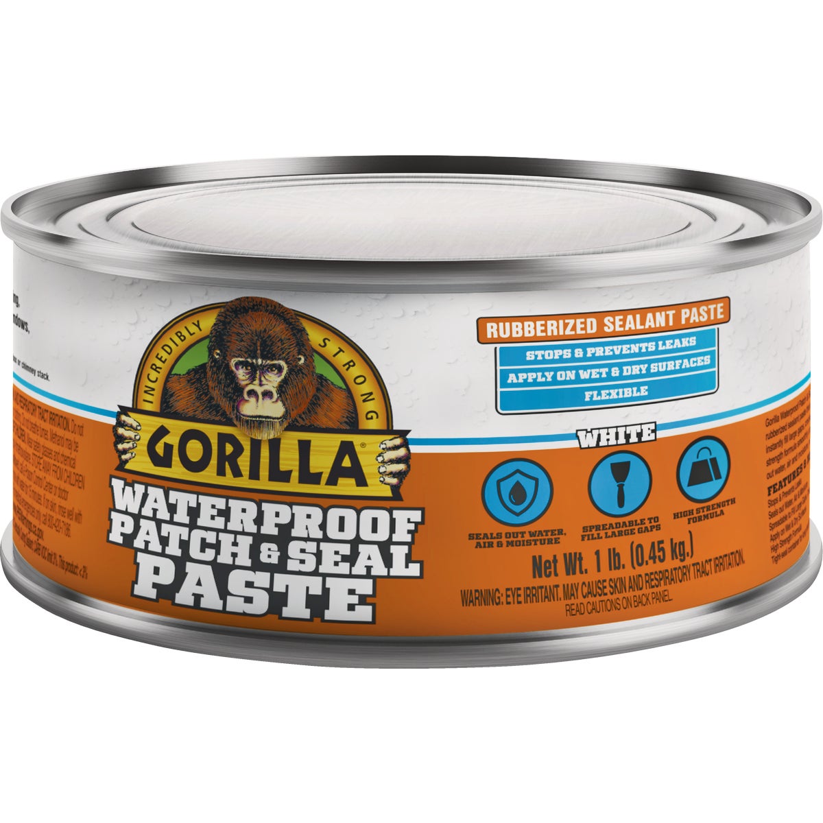 Gorilla 1 Lb. White Waterproof Patch & Seal Paste