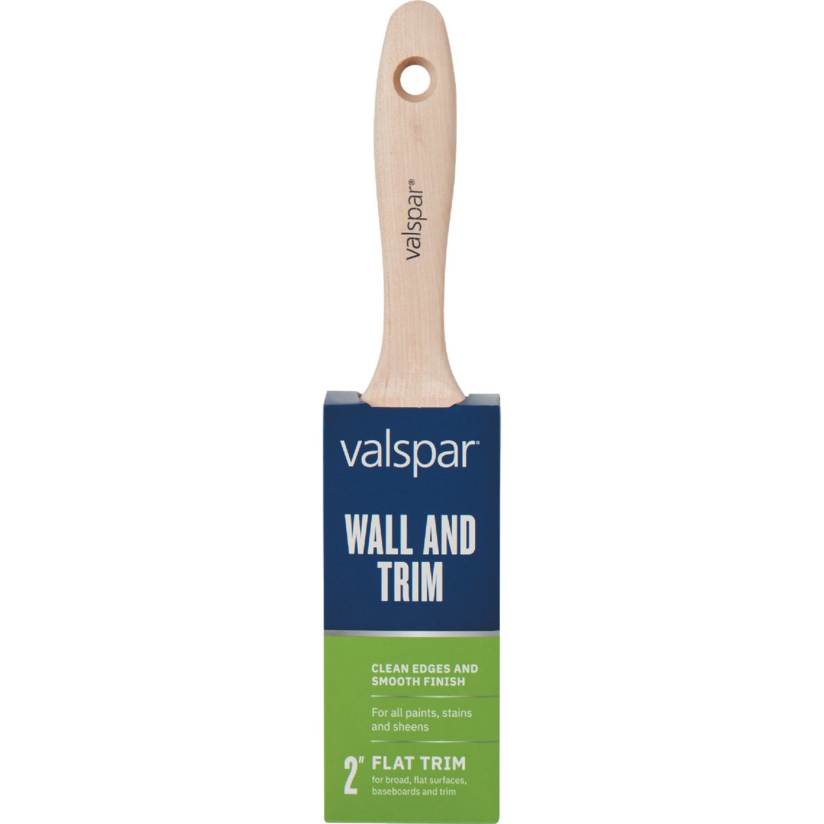 Valspar 2 In. Wall & Trim Flat Trim Brush