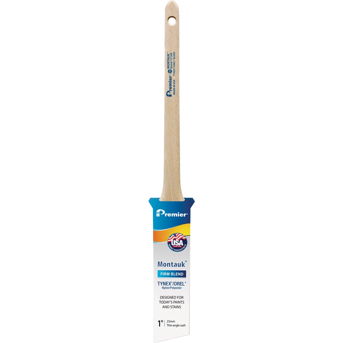 Montauk 1 In. Thin Angle Sash Nylon/Poly Paint Brush