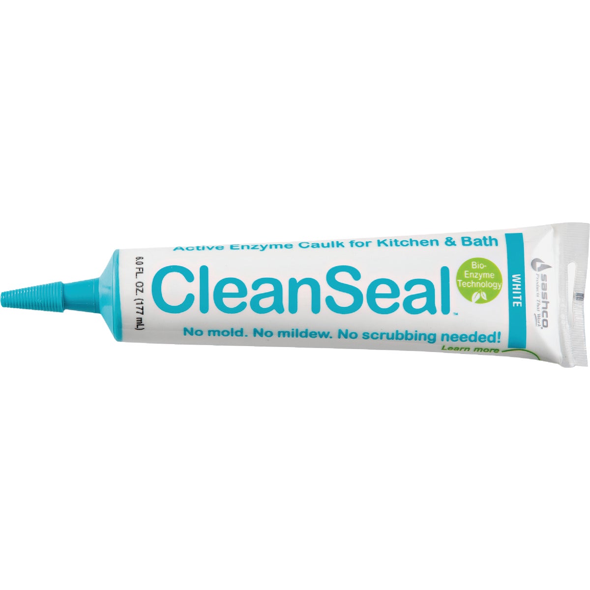 Sashco CleanSeal 6 Oz. White Active Enzyme Kitchen & Bath Caulk