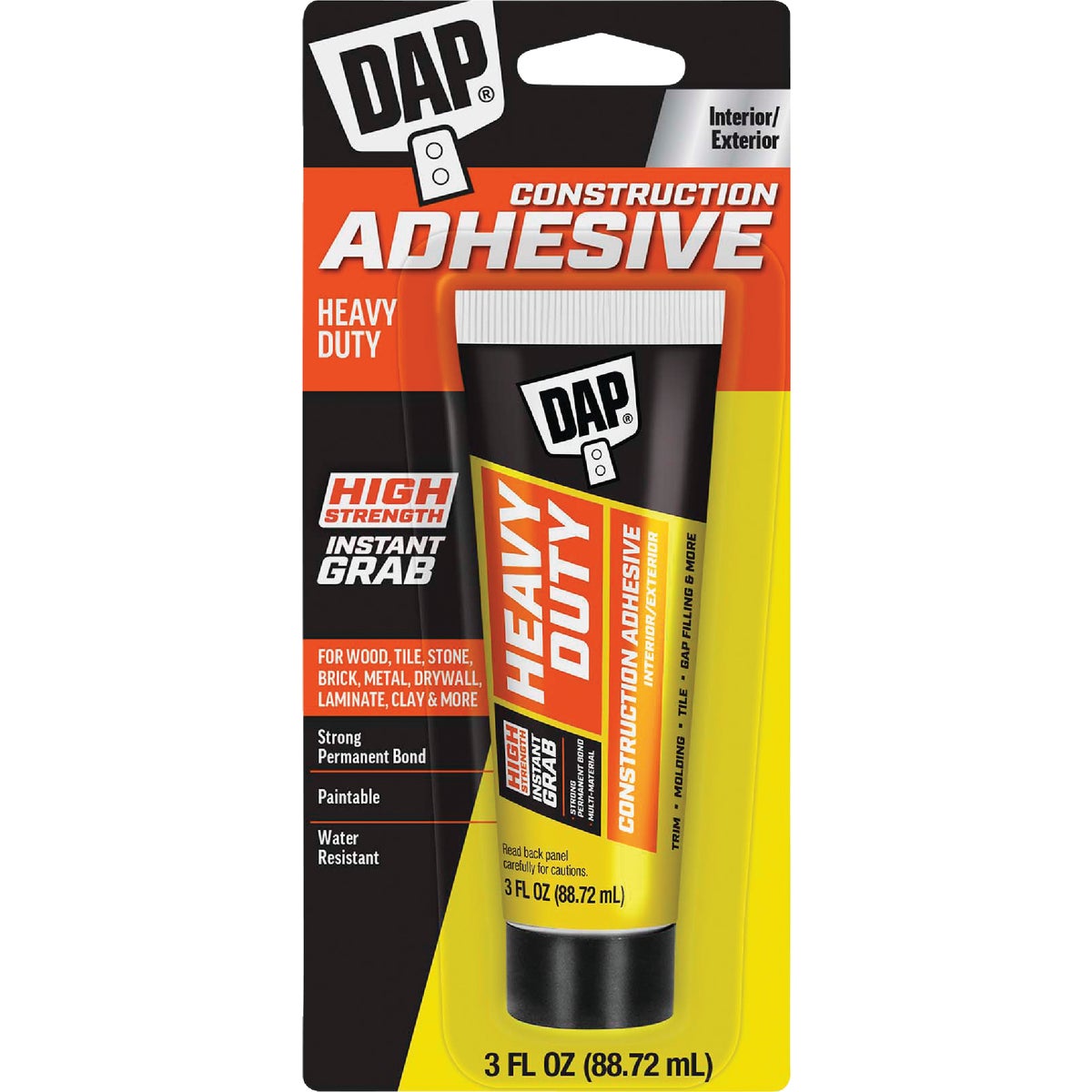 DAP 3 Oz. Heavy Duty Construction Adhesive