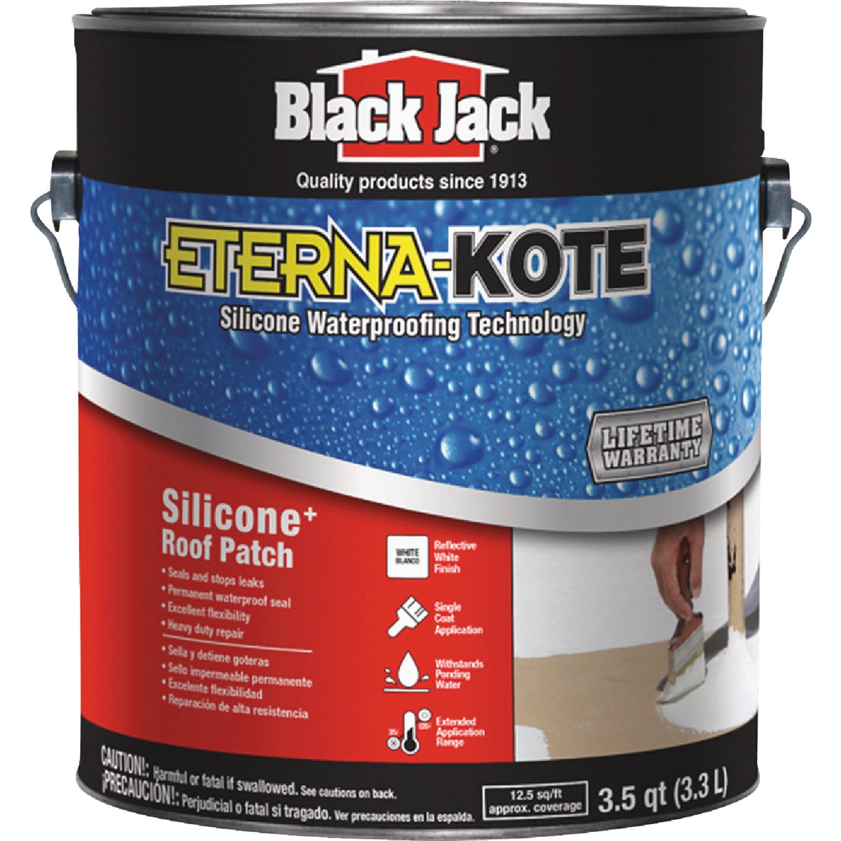 Black Jack Eterna-Kote 1 Gal. Silicone+ Roof Patch