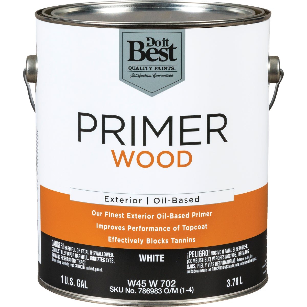 Do it Best White Oil-Based Wood Exterior Primer, 1 Gal.
