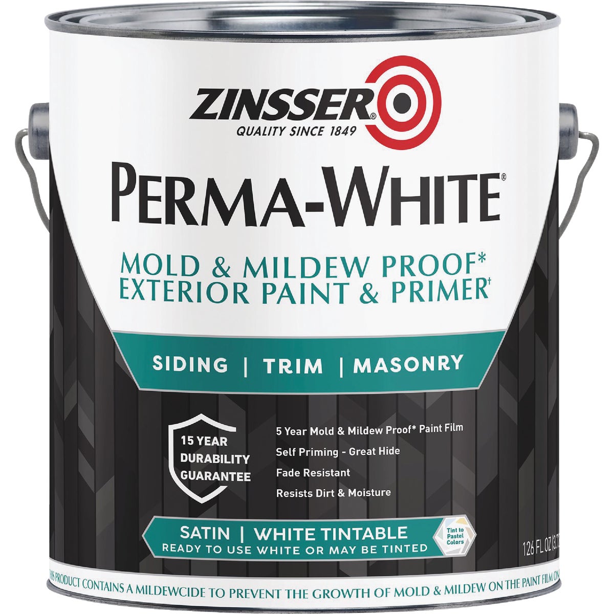 EXT SAT WHT MILDEW PAINT