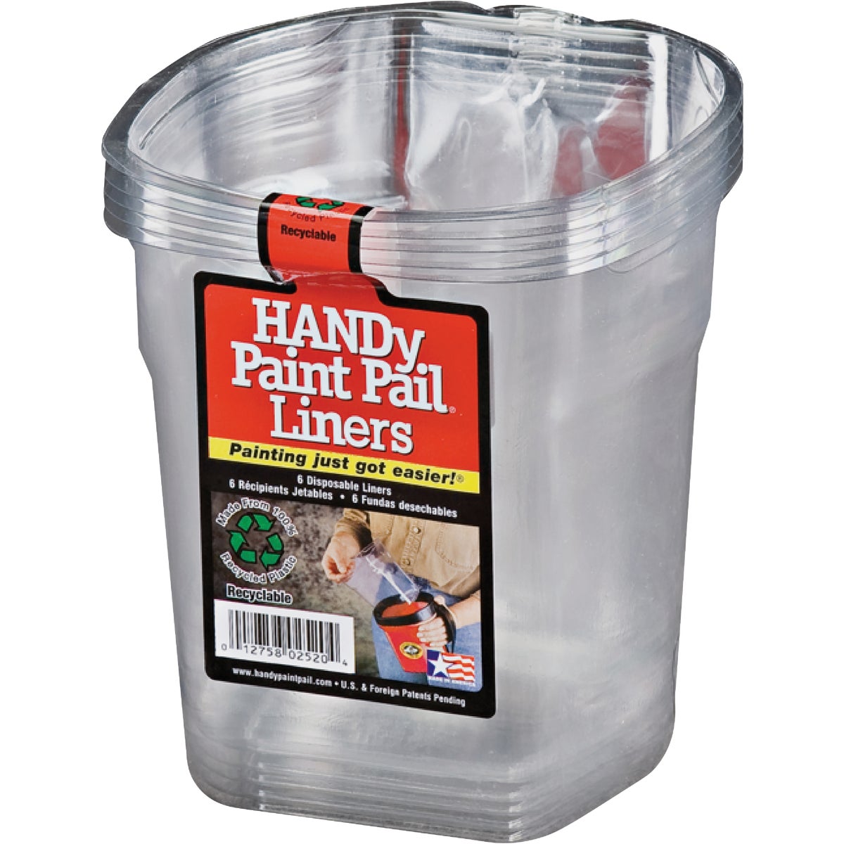 6PK PAINT PAIL LINERS