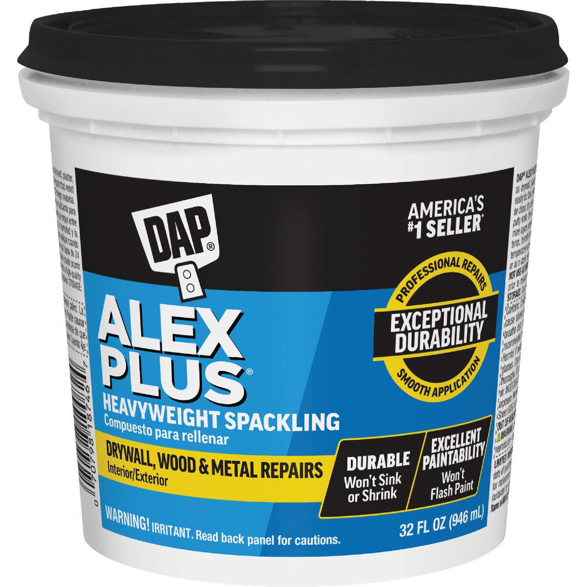 DAP ALEX PLUS 32 Oz. Professional Latex Spackling