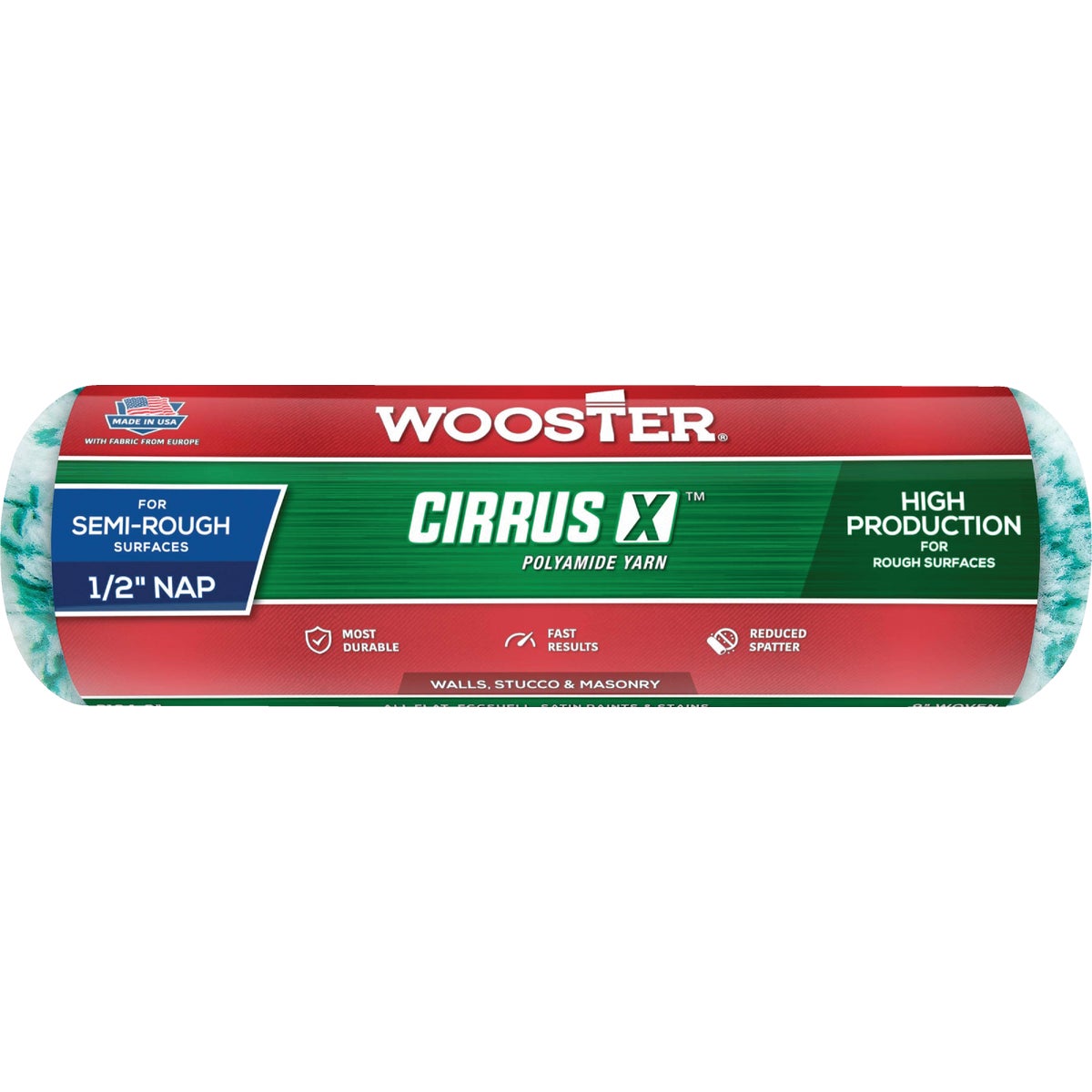 Wooster Cirrus 9 In. x 1 In. Woven Fabric Roller Cover