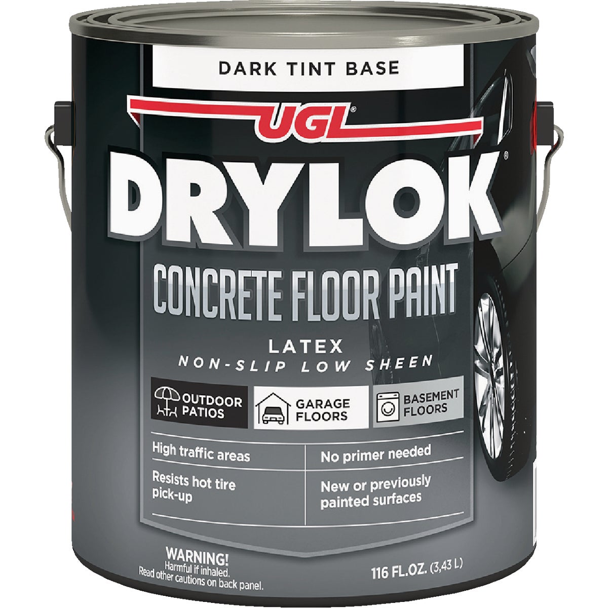 Drylok Low VOC Concrete Floor Paint Dark Tint, 1 Gal.
