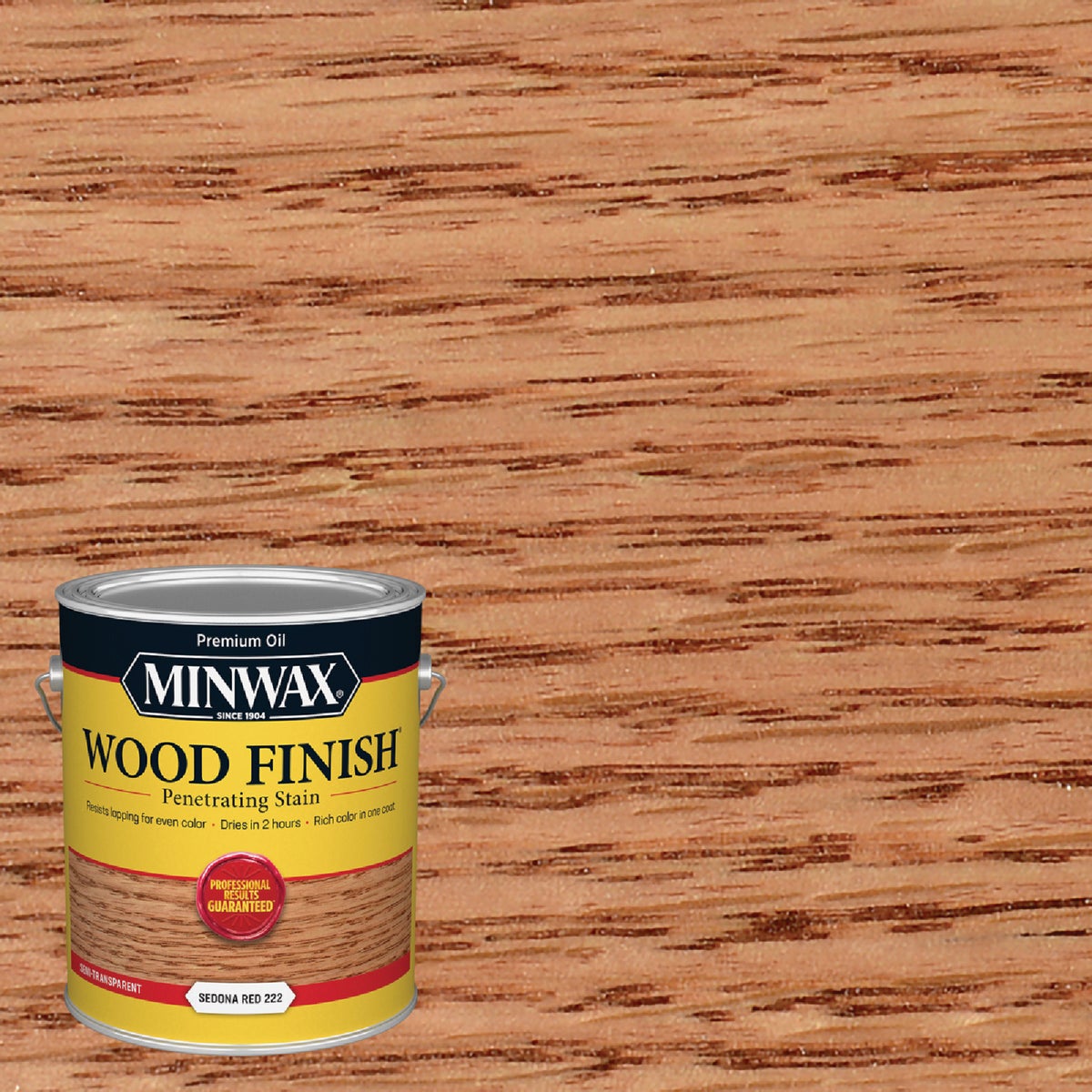 Minwax Wood Finish Penetrating Stain, Sedona Red, 1 Gal.