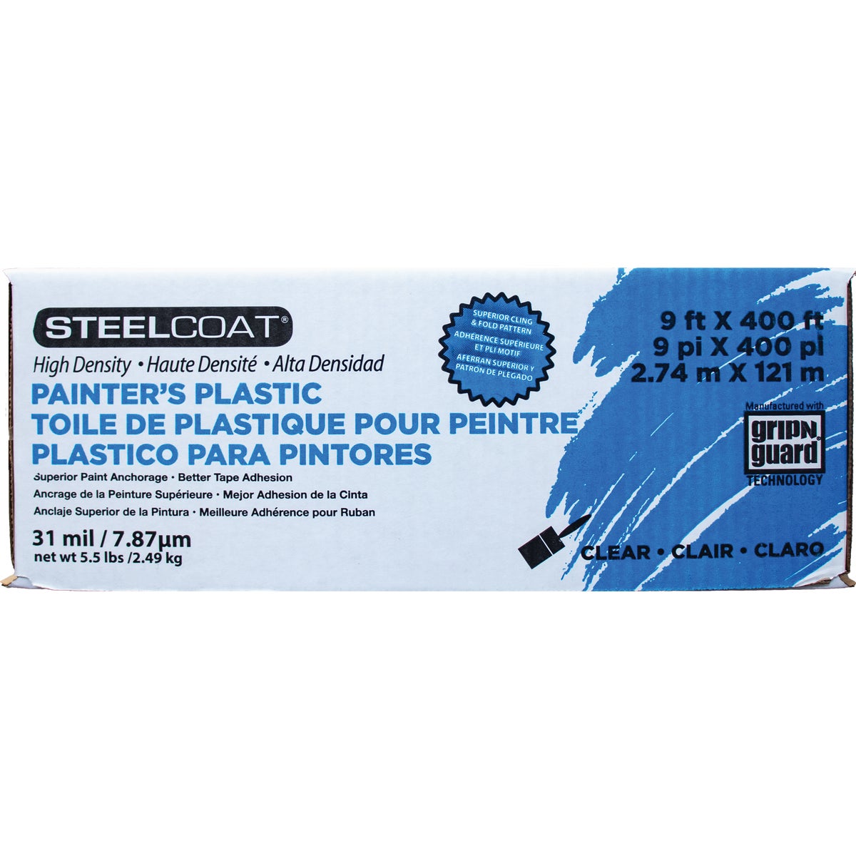 Film Gard 9 Ft. x 400 Ft. .35 mil High-Density Painter's Plastic Drop Cloth