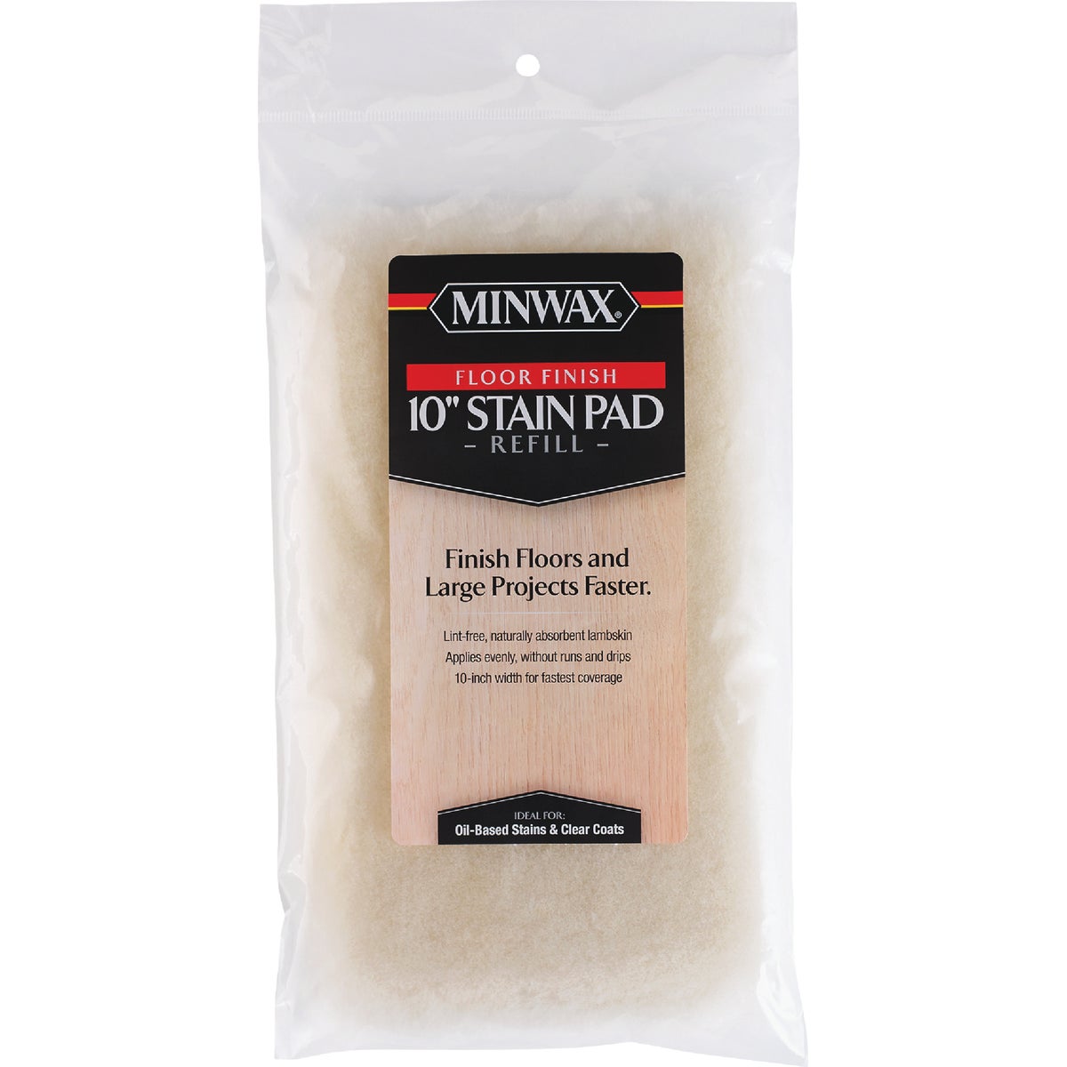Minwax 10 In. Oil-Based Lambskin Pad Applicator Refill