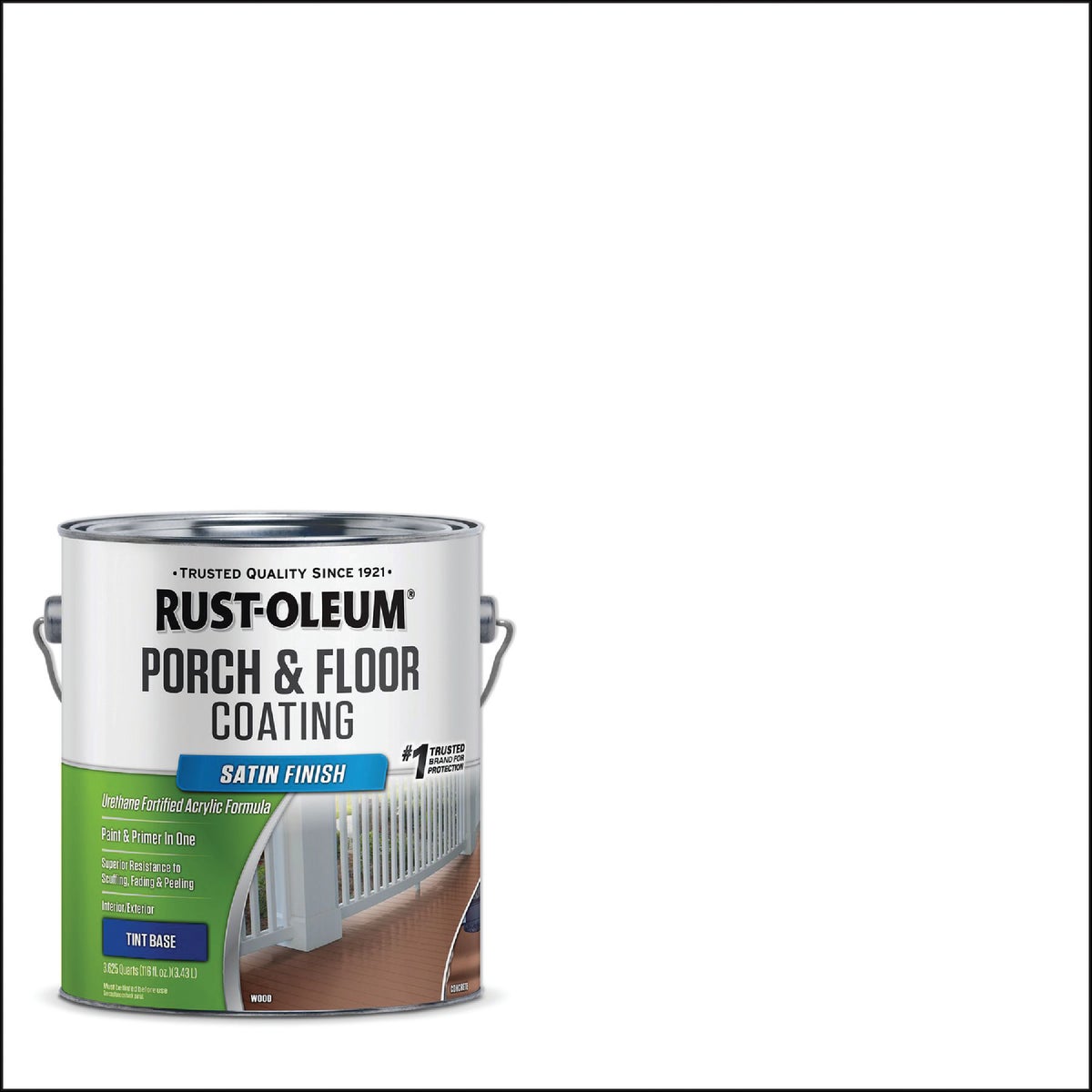 Rust-Oleum 1 Gal. Low VOC Tint Base Satin Low VOC Porch and Floor Coating
