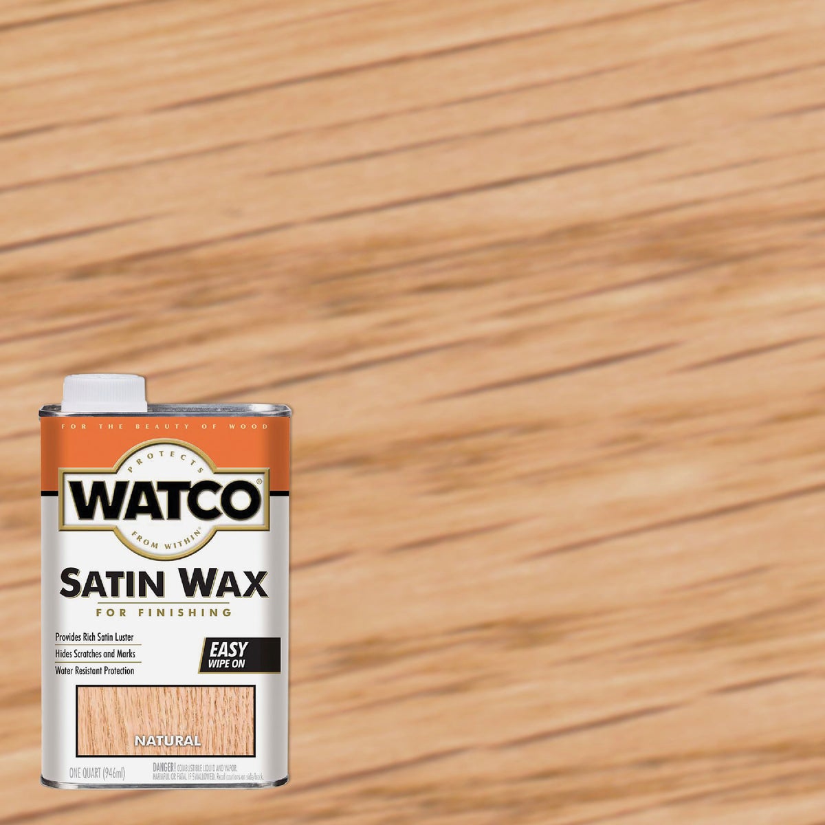 Watco Satin Wood Finishing Wax, Quart