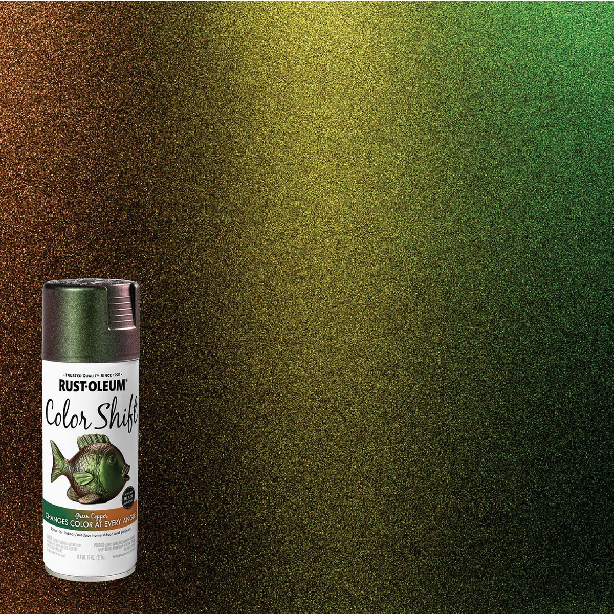 Rust-Oleum 11 Oz. Green Copper Color Shift Spray Paint