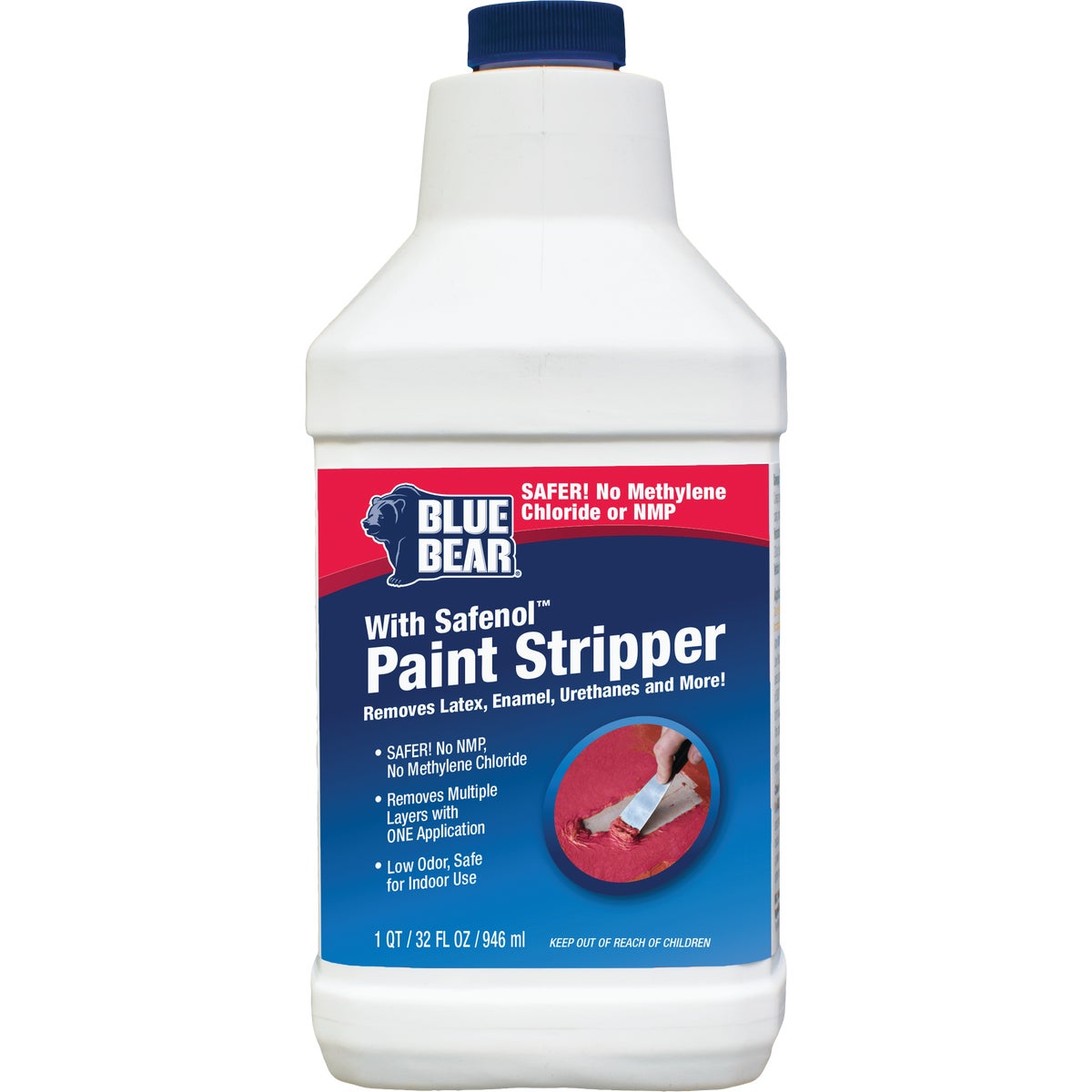 Blue Bear with Safenol 1 Qt. Paint & Varnish Stripper