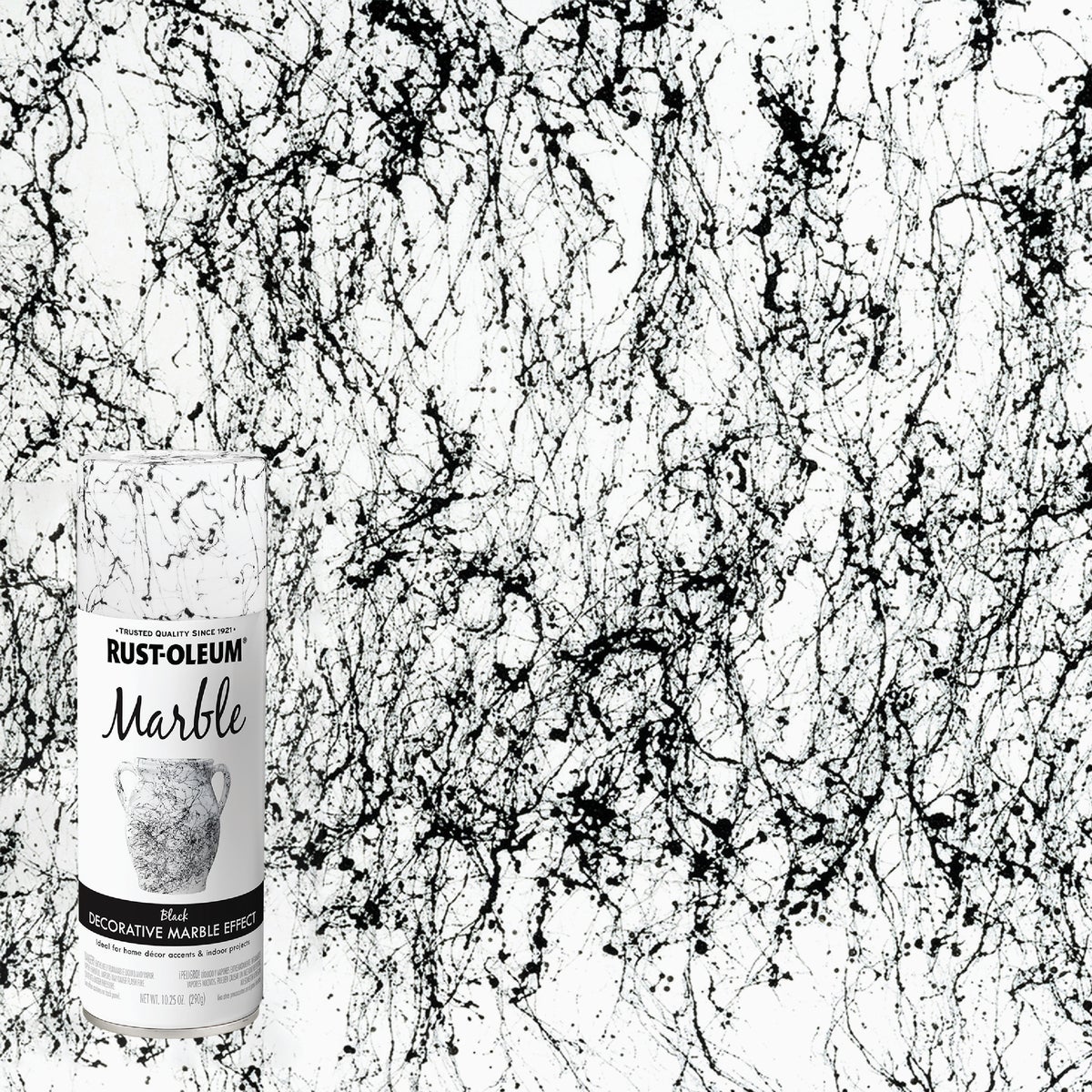 Rust-Oleum Imagine Craft & Hobby 10.25 Oz. Marble Black Spray Paint