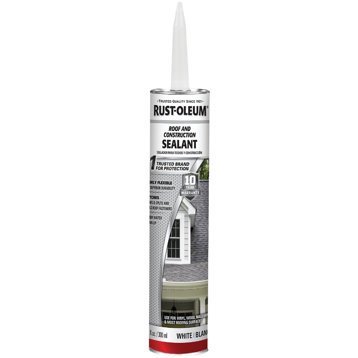Rust-Oleum 10.1 Oz. White Roof and Construction Sealant
