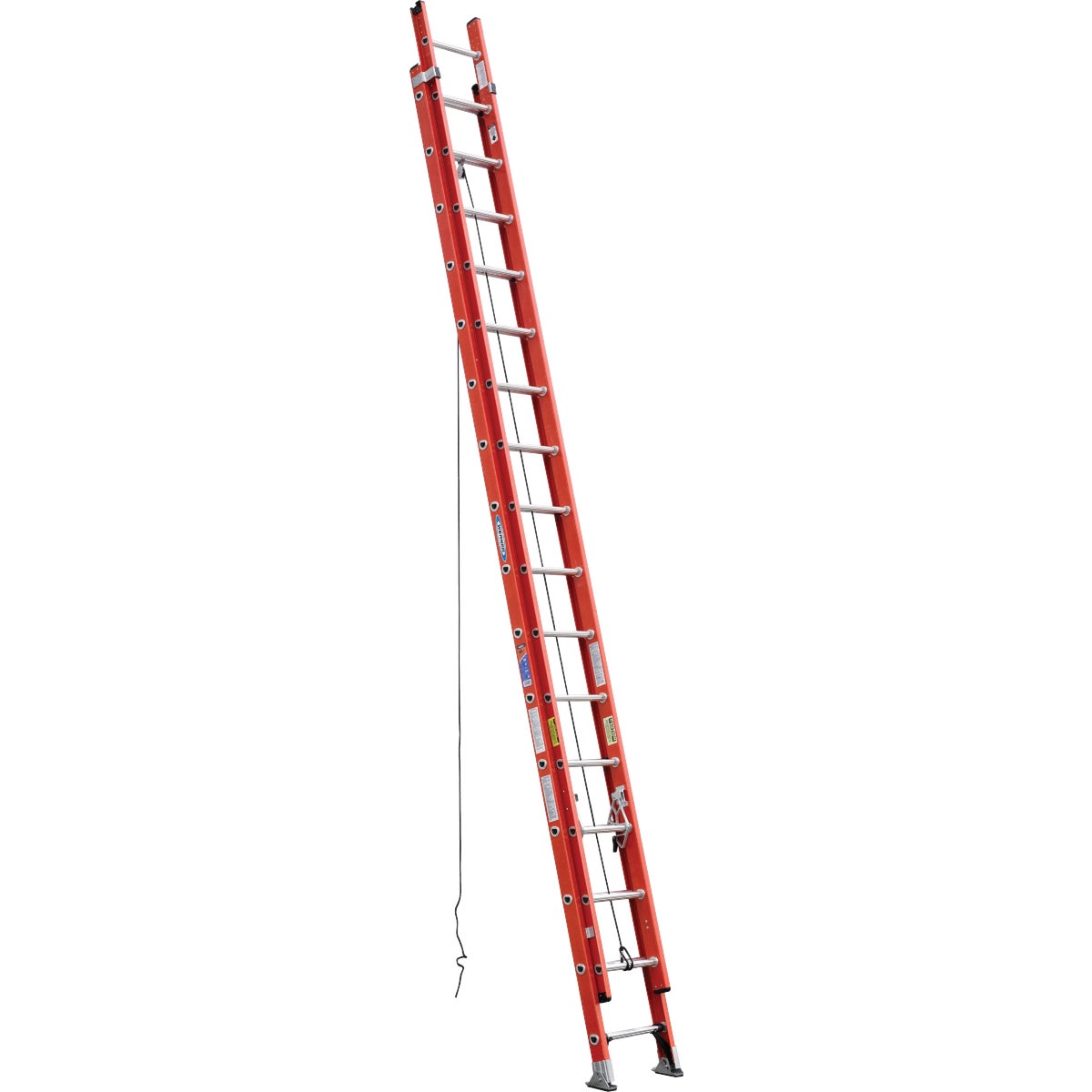 Werner 32 Ft. Fiberglass Extension Ladder with 300 Lb. Load Capacity Type IA Duty Rating