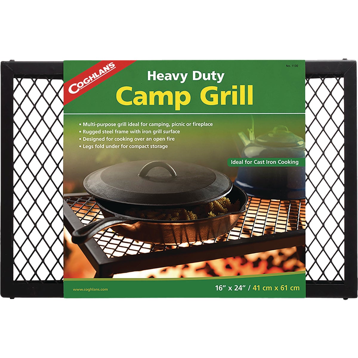 Coghlans 16 In. x 24 In. Heavy-Duty Camp Grill