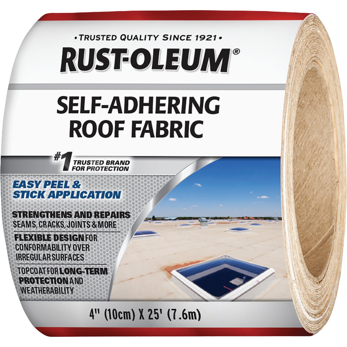 Rust-Oleum 4 In. x 25 Ft. Self-Adhering Roof Fabric