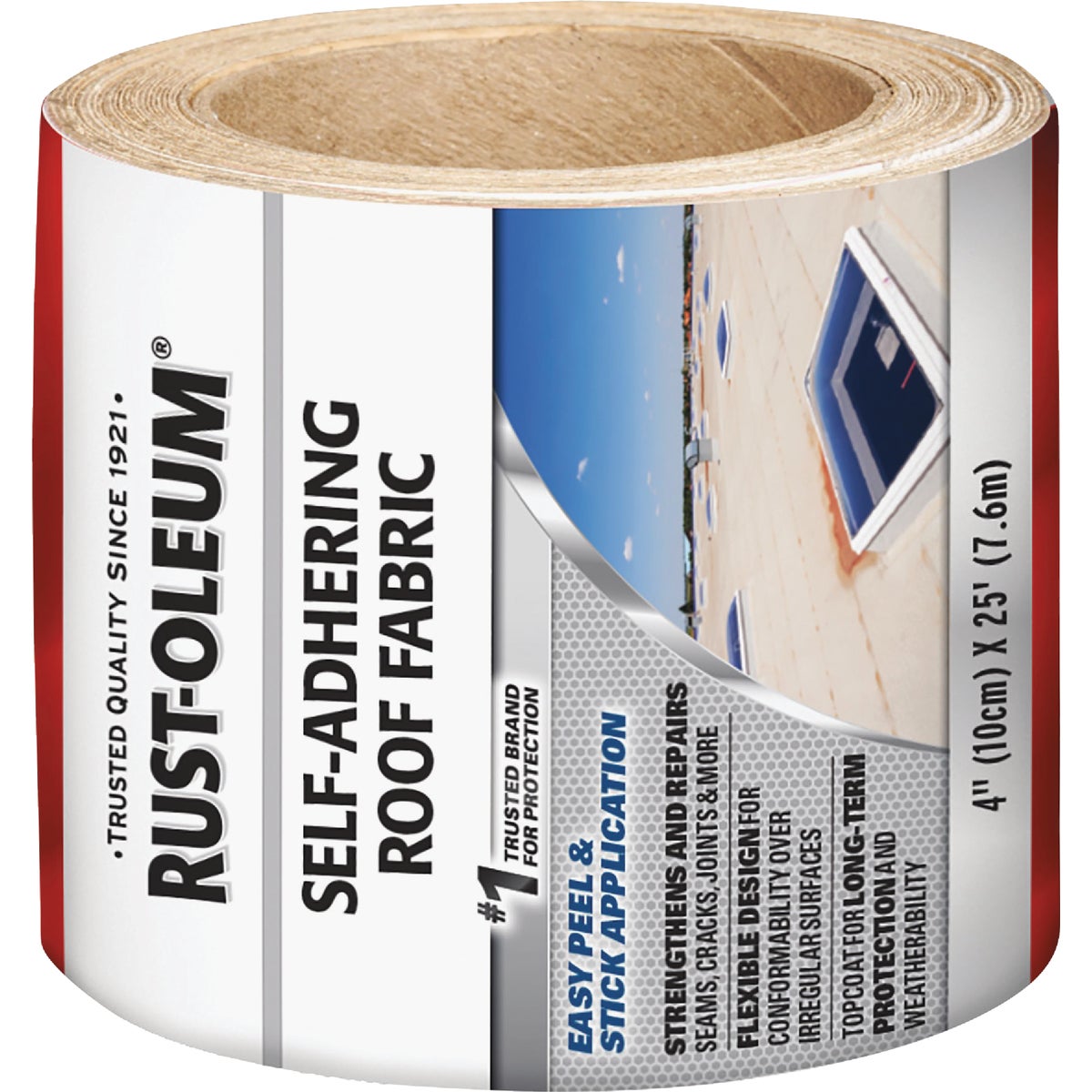 Rust-Oleum 4 In. x 25 Ft. Self-Adhering Roof Fabric