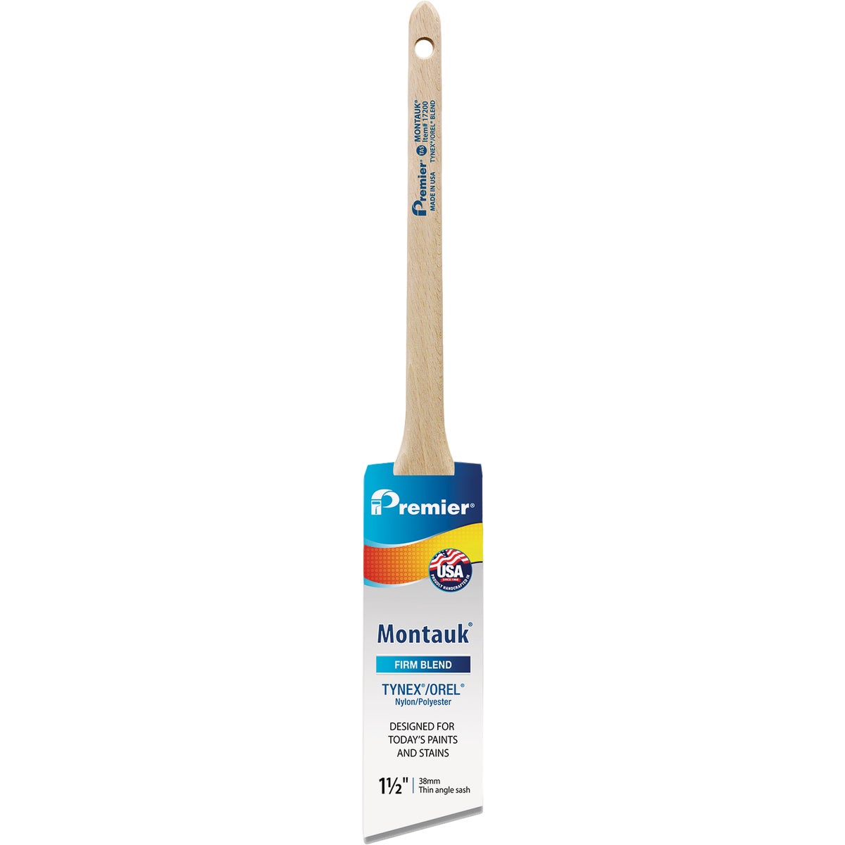 Montauk 1-1/2 In. Thin Angle Sash Nylon/Poly Paint Brush