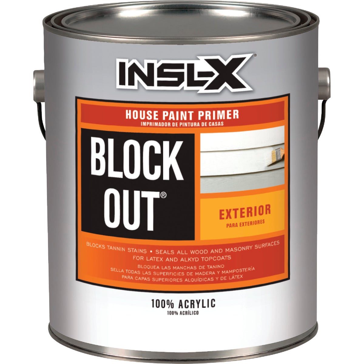 Insl-X Block Out Gallon White Tintable Exterior Acrylic House Paint Primer
