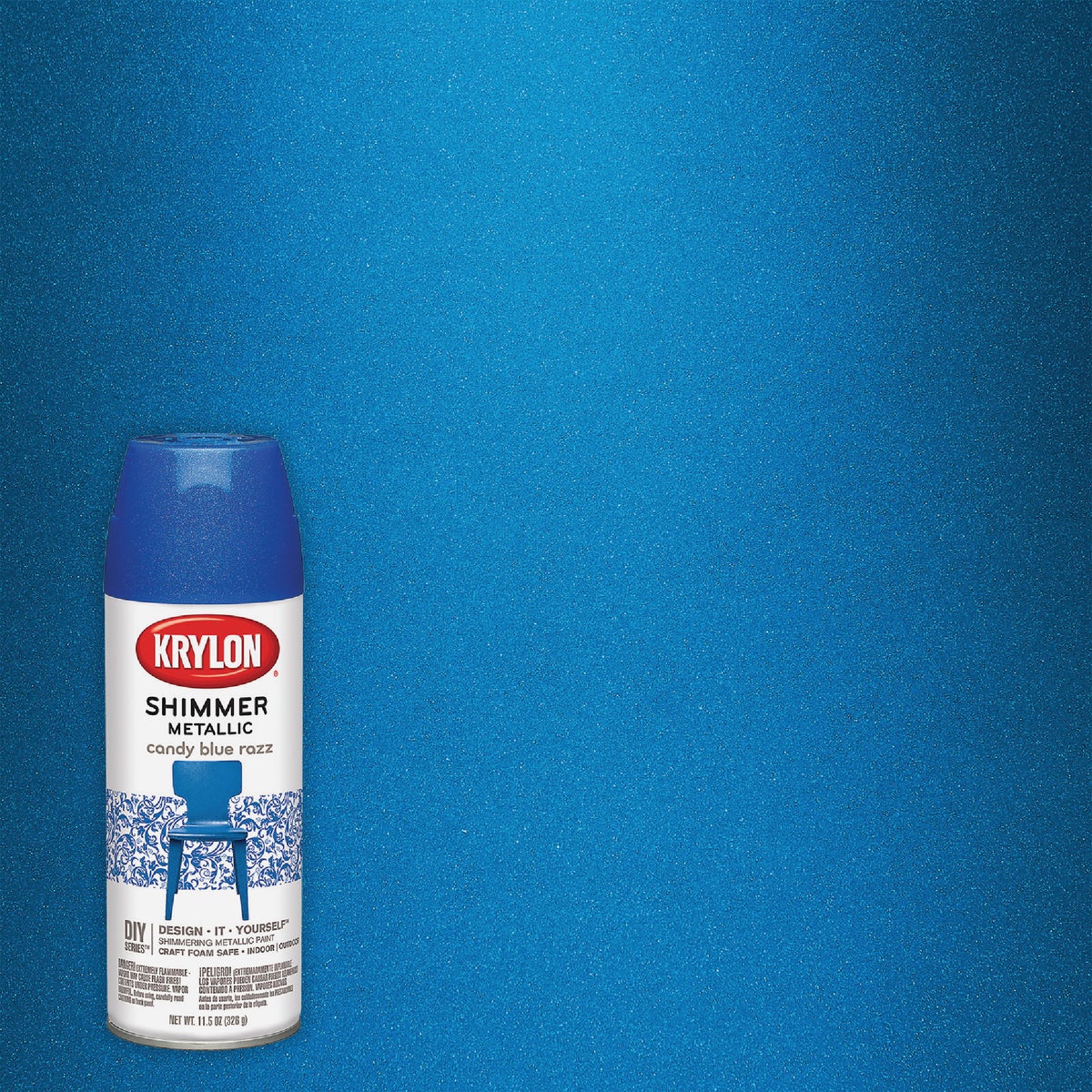 Krylon 11.05 Oz. Candy Blue Razz Shimmer Metallic Spray Paint