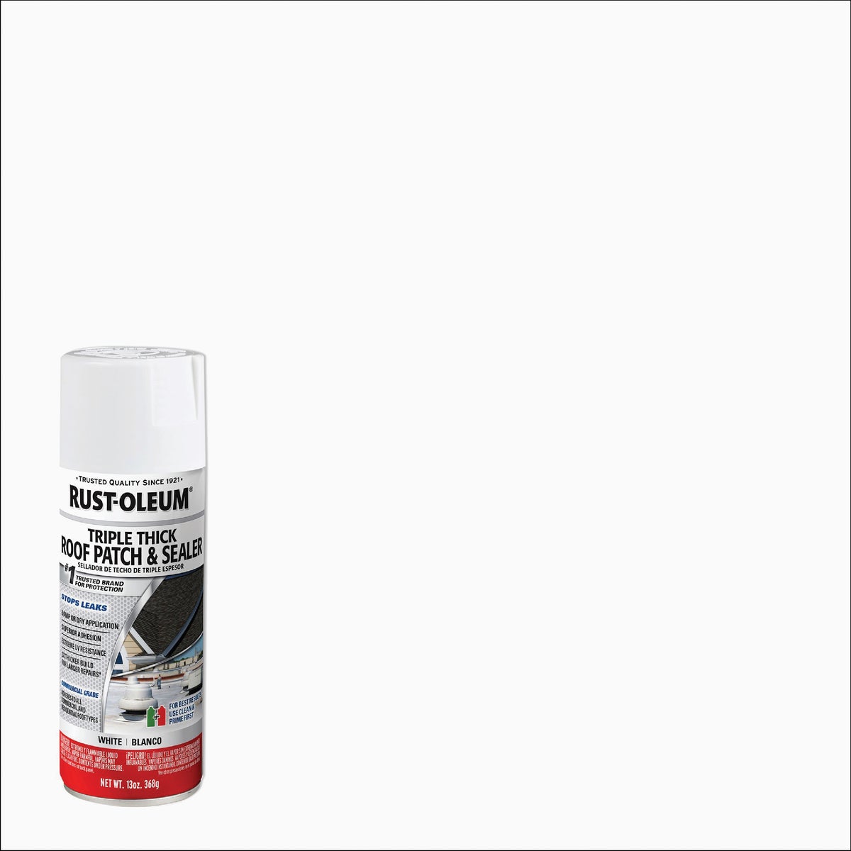 Rust-Oleum 13 Oz. Roofing Triple Thick Roof Patch & Sealer White Spray