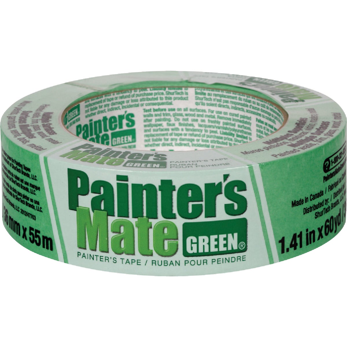 Painter's Mate Green 1.41 In. x 60 Yd. Masking Tape