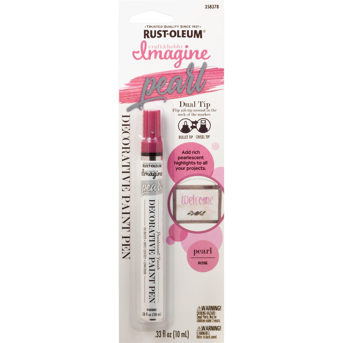 Rust-Oleum Imagine Rose Pearl Decorative Paint Pen