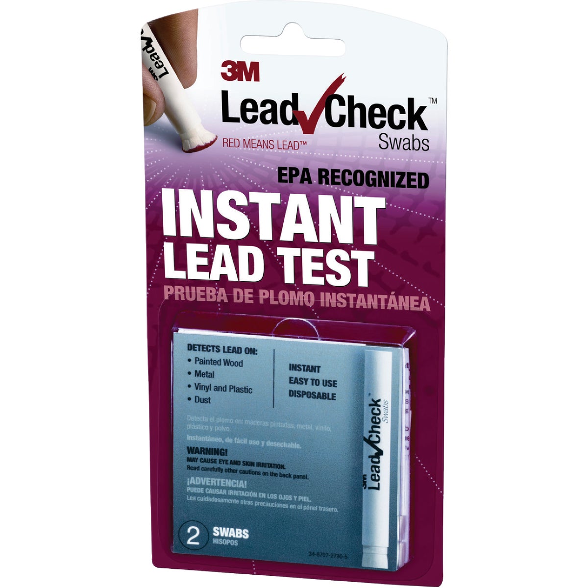 2 SWAB LEAD CHECK KIT