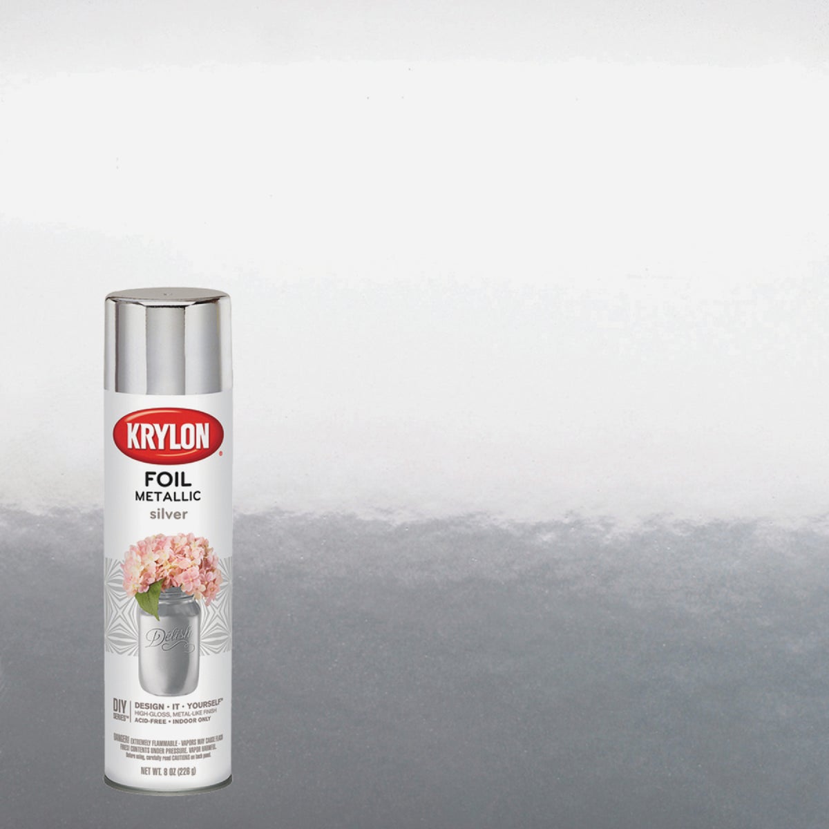 Krylon 8 Oz. Premium Foil Metallic Silver Spray Paint