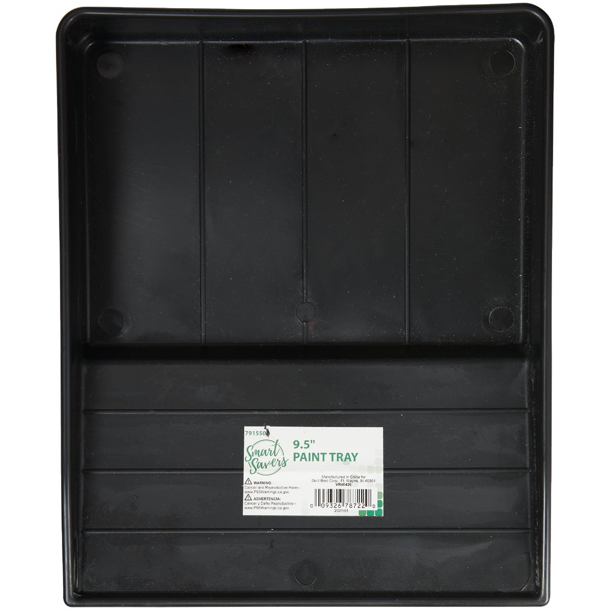 Smart Savers 9 In. Plastic Paint Tray