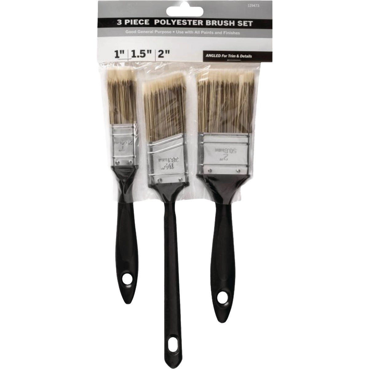 Shur-Line Good Poly Paint Brushes (3-Pack)