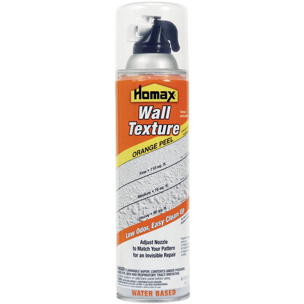 Homax White 20 Oz. Water-Based Orange Peel and Splatter Spray Texture