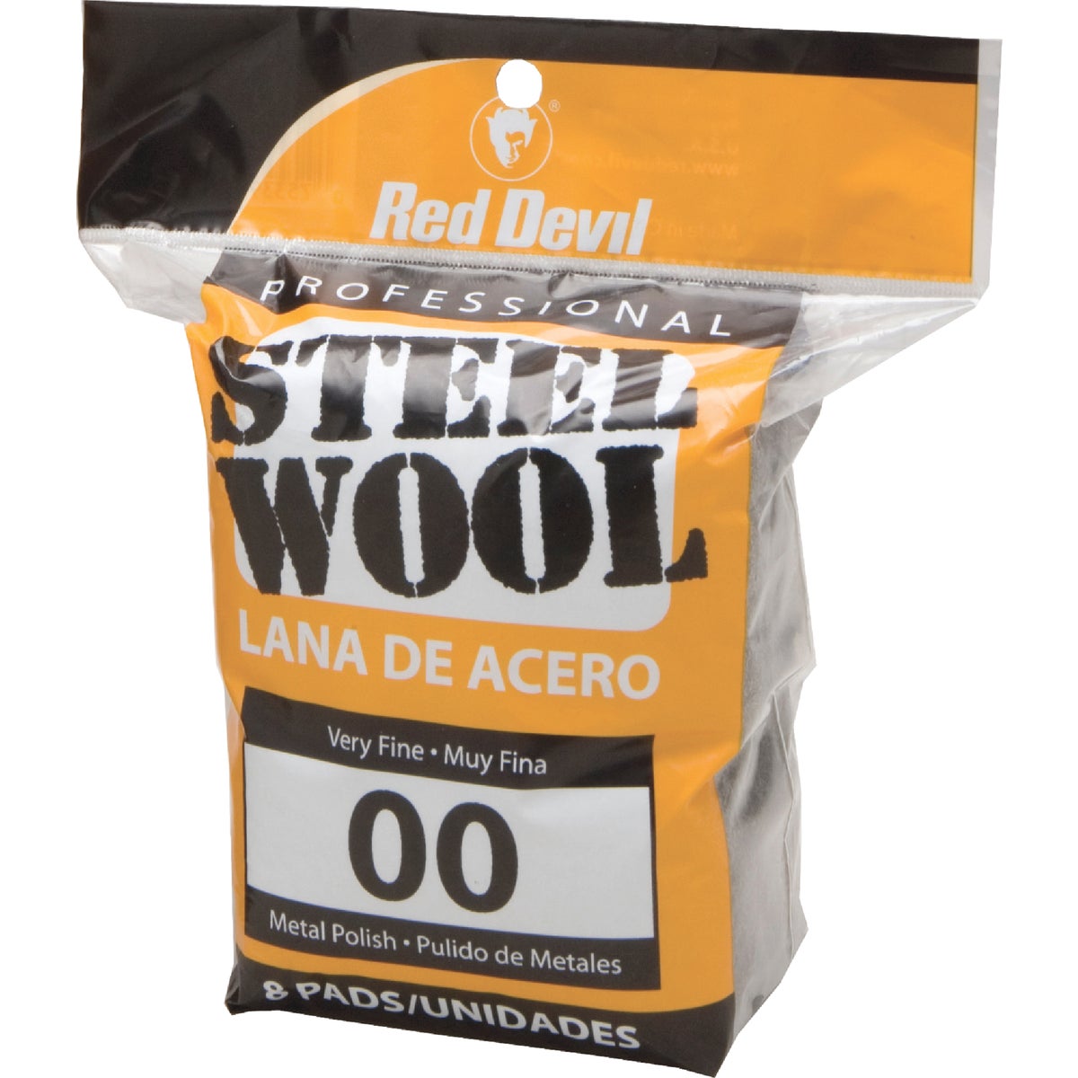 Red Devil #00 Steel Wool (8-Pack)