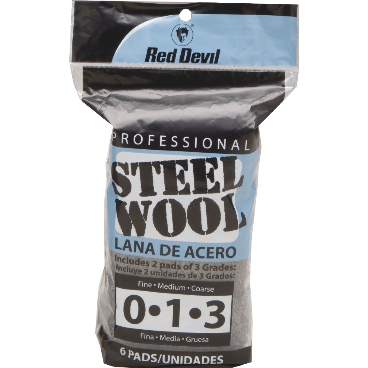 Red Devil Assorted Steel Wool (6-Pack)