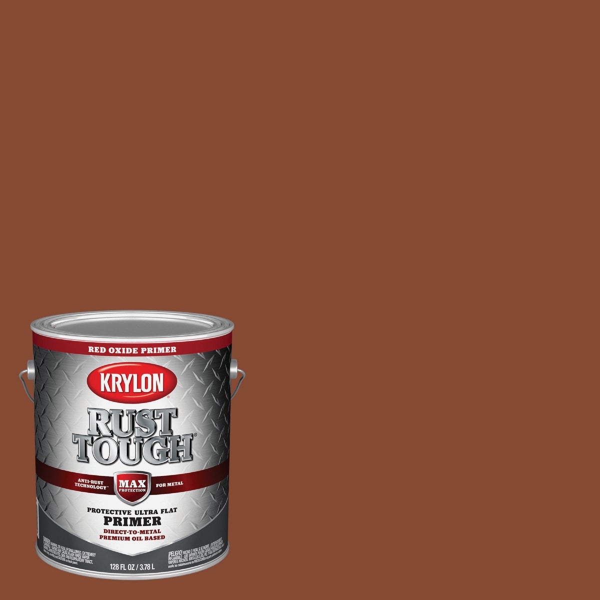 Krylon Rust Tough Primer, Red Oxide, 1 Gal.