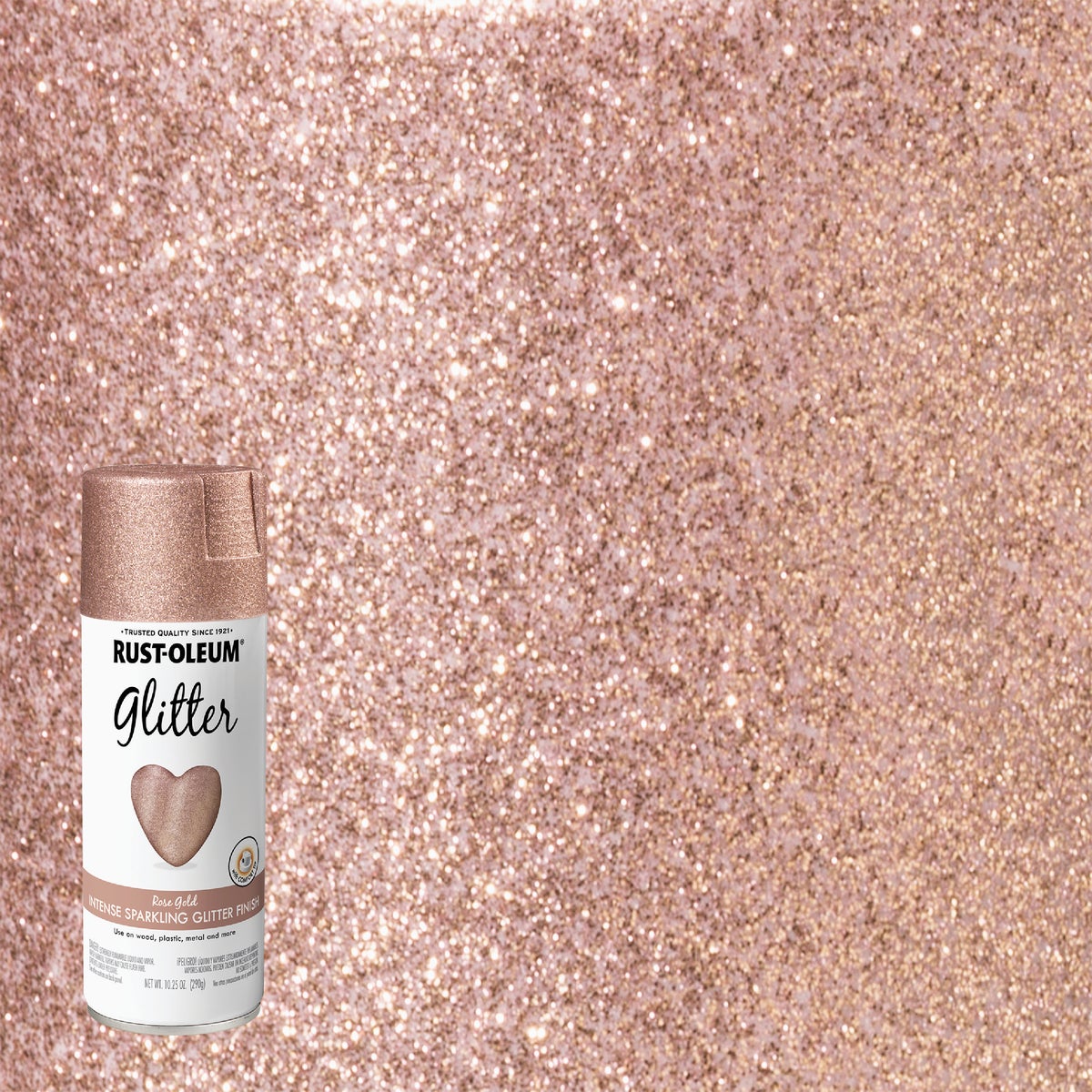 Rust-Oleum Imagine Craft & Hobby 10.25 Oz. Intense Rose Gold Glitter Spray Paint