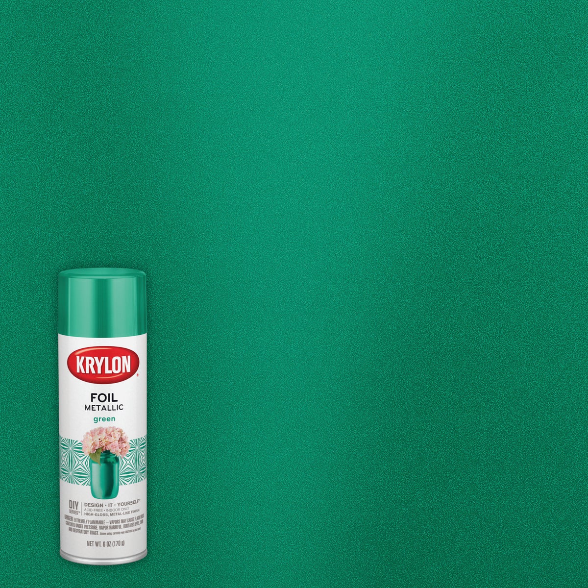 Krylon 8 Oz. Premium Foil Metallic Green Spray Paint
