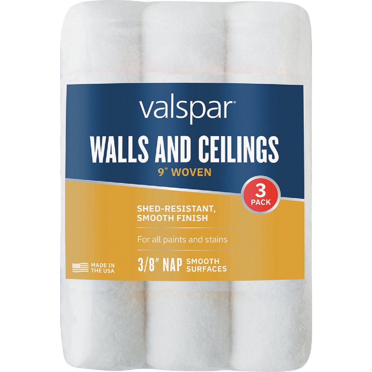 Valspar 9 In. Woven Walls & Ceilings Roller Covers (3-Pack)