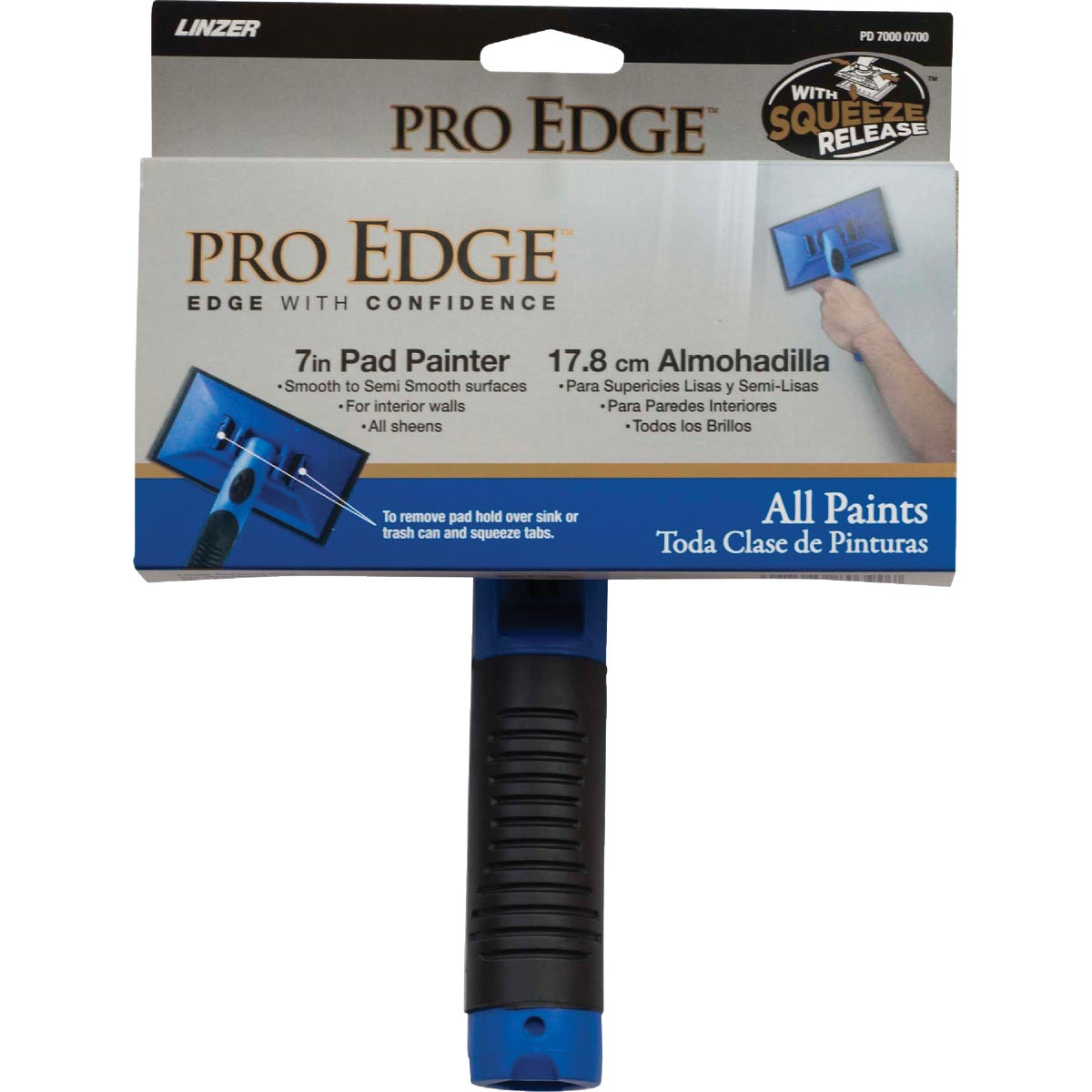 Linzer Pro Edge 7 In. Pad Painter