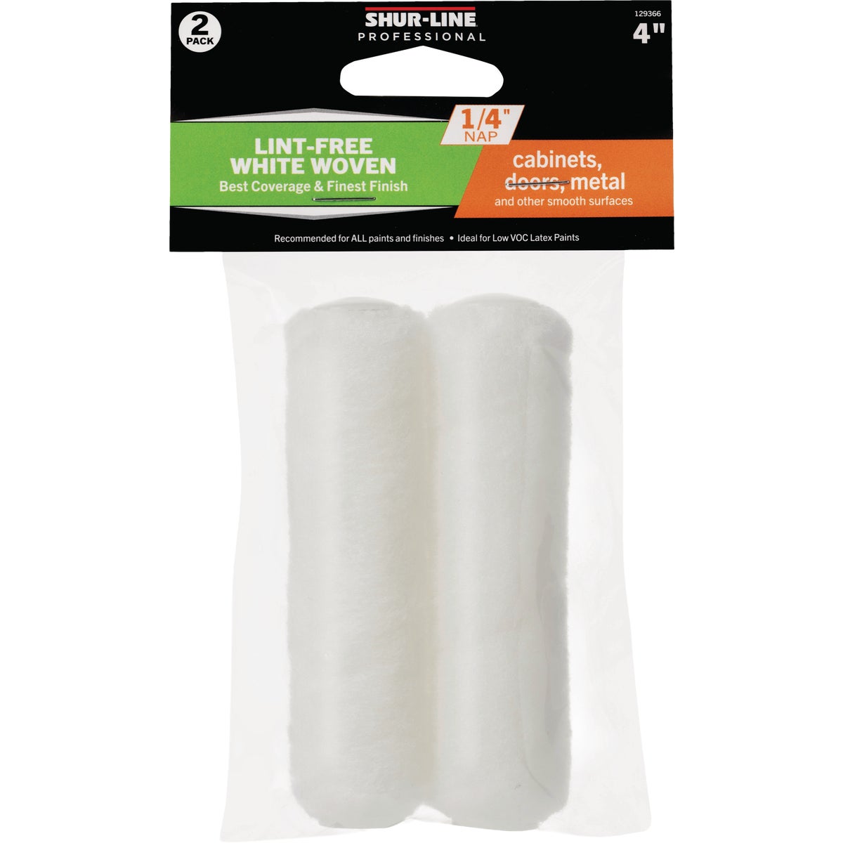Shur-Line Best 4 In. x 1/4 In. Woven Roller Cover (2-Pack)