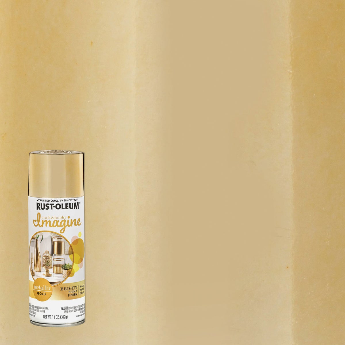 Rust-Oleum 11 Oz. Gold Imagine Metallic Spray Paint