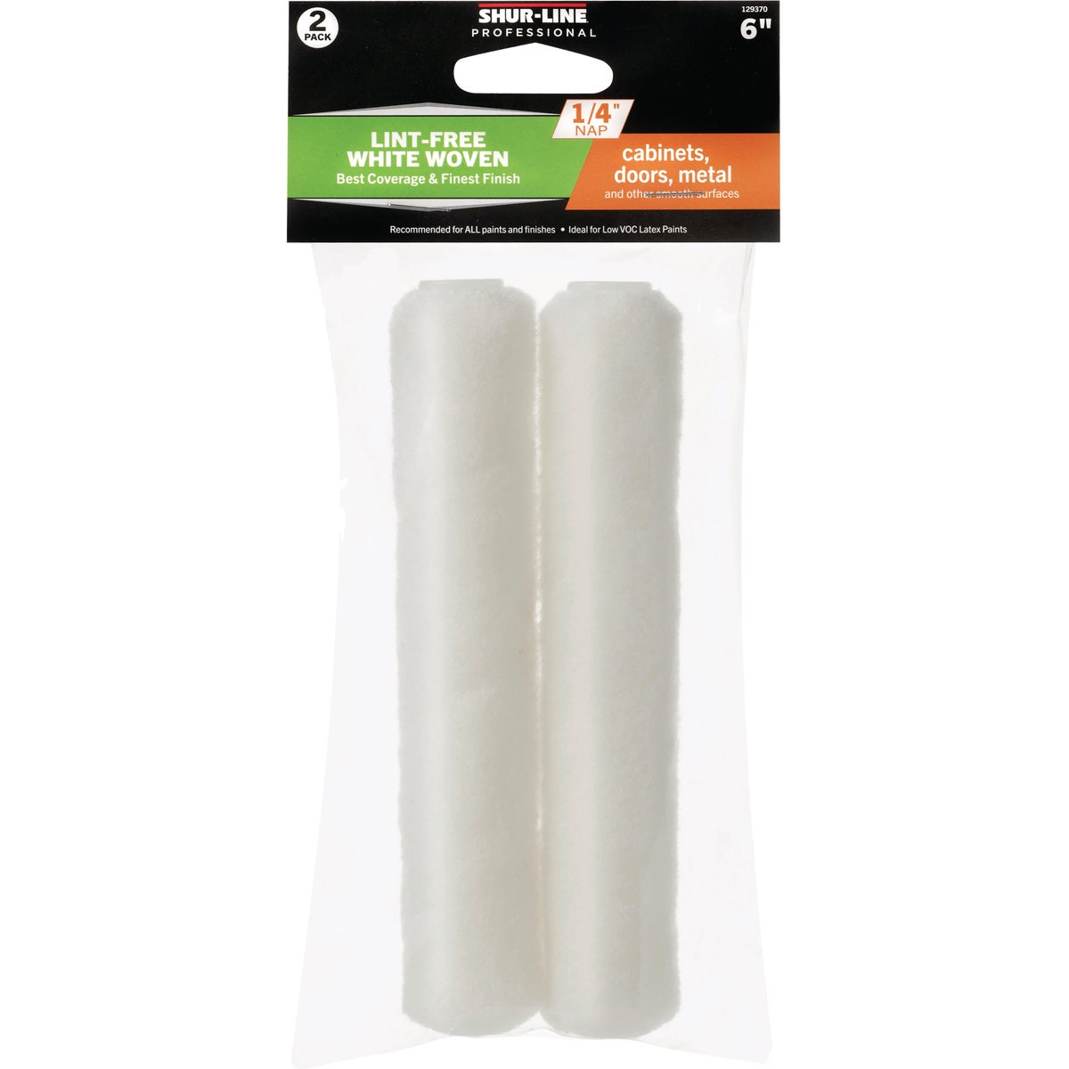 Shur-Line Best 6 In. x 1/4 In. Woven Roller Cover (2-Pack)