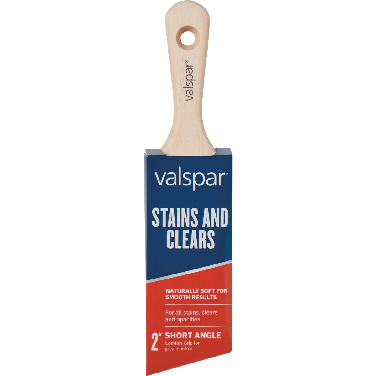 Valspar All Stains 2 in Short Angle - Wood Handle